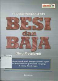 Image of proses pengolahan  besi dan baja